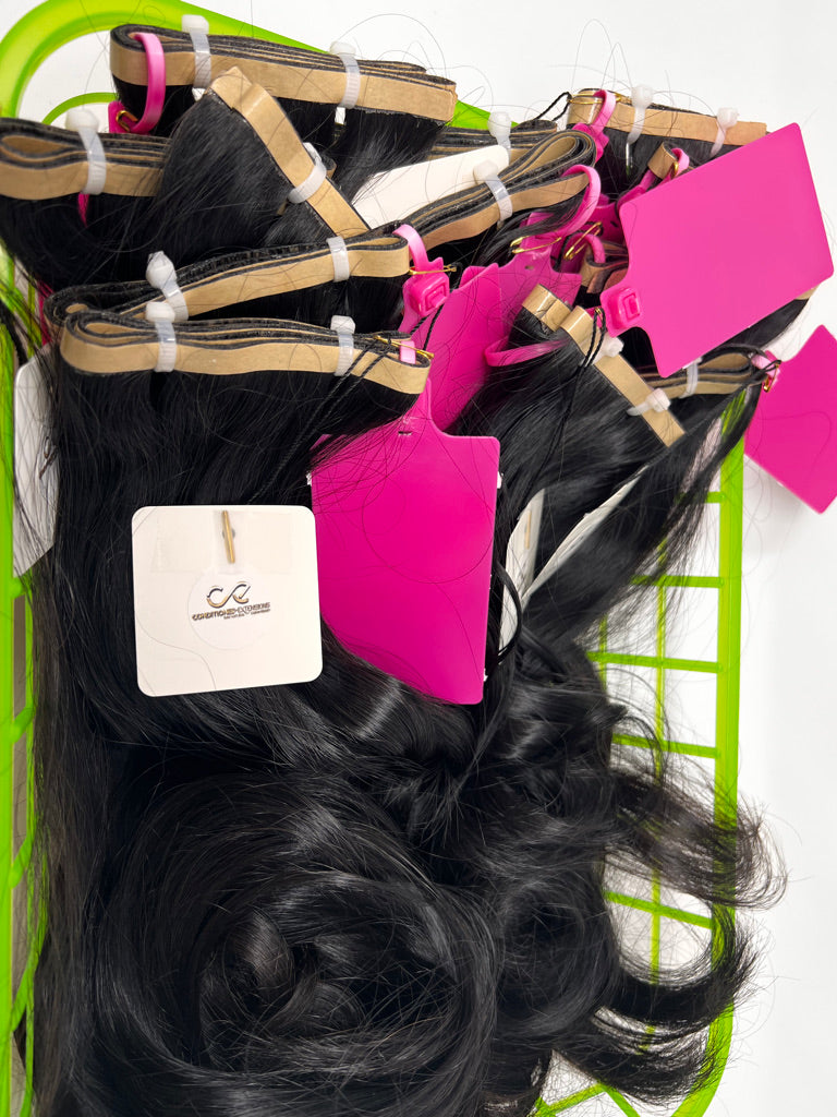 Long Tapes Raw Vietnamese Natural WavyStraight