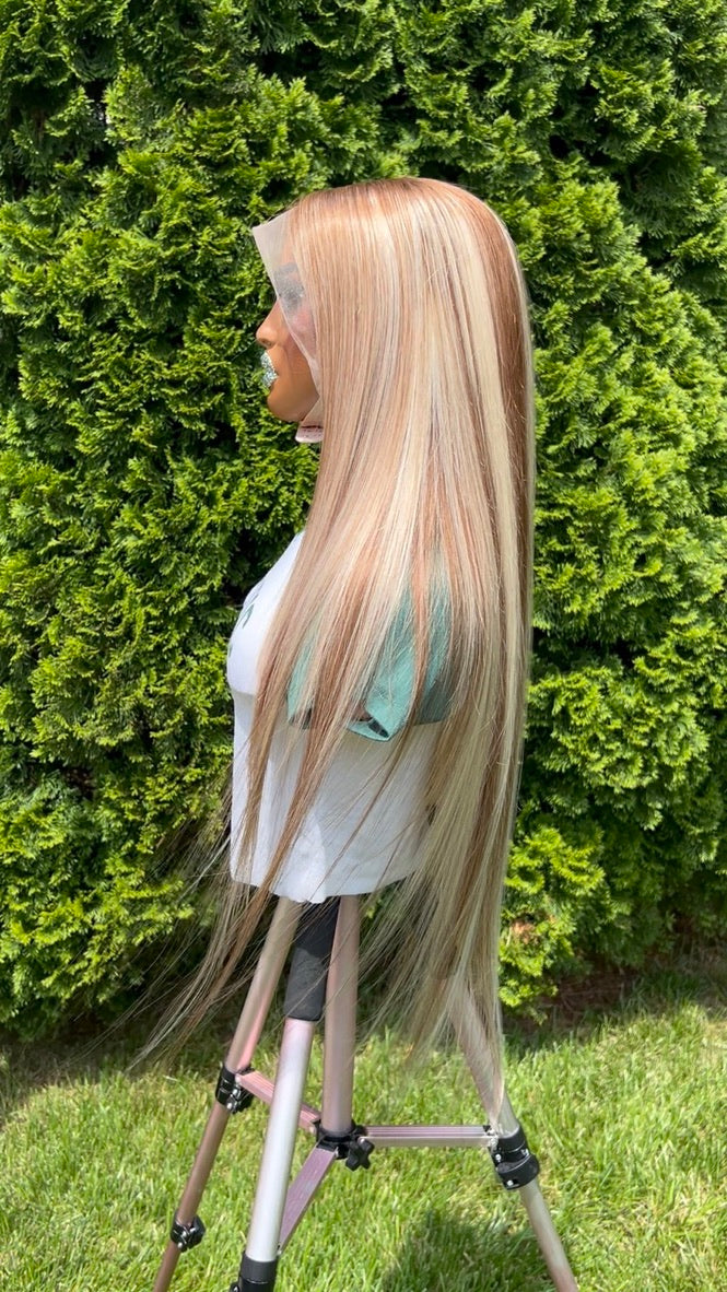 Hazel Blonde Highlight Wig 30" 13x4 Frontal