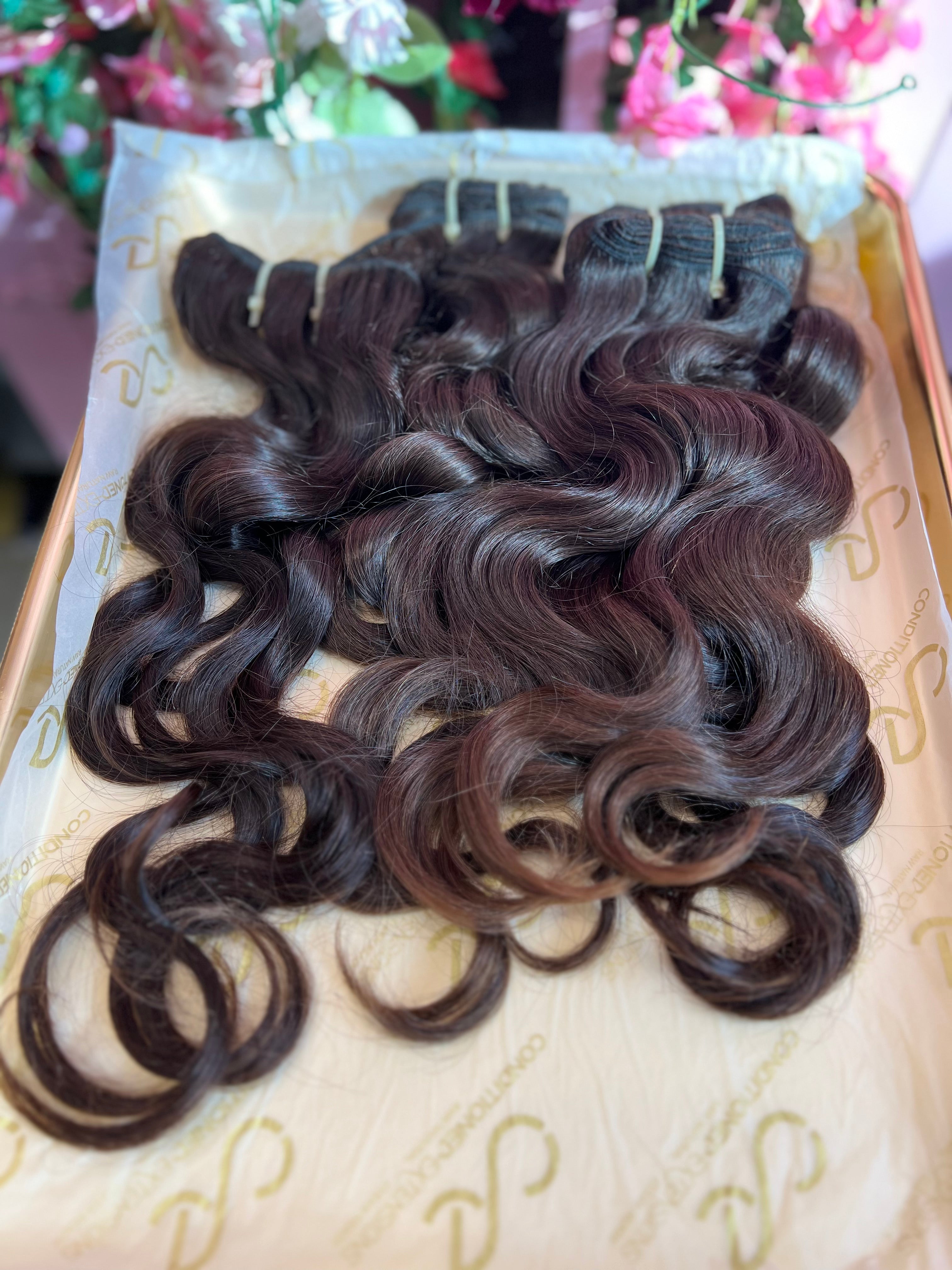 Raw Indian Temple Natural Wavy