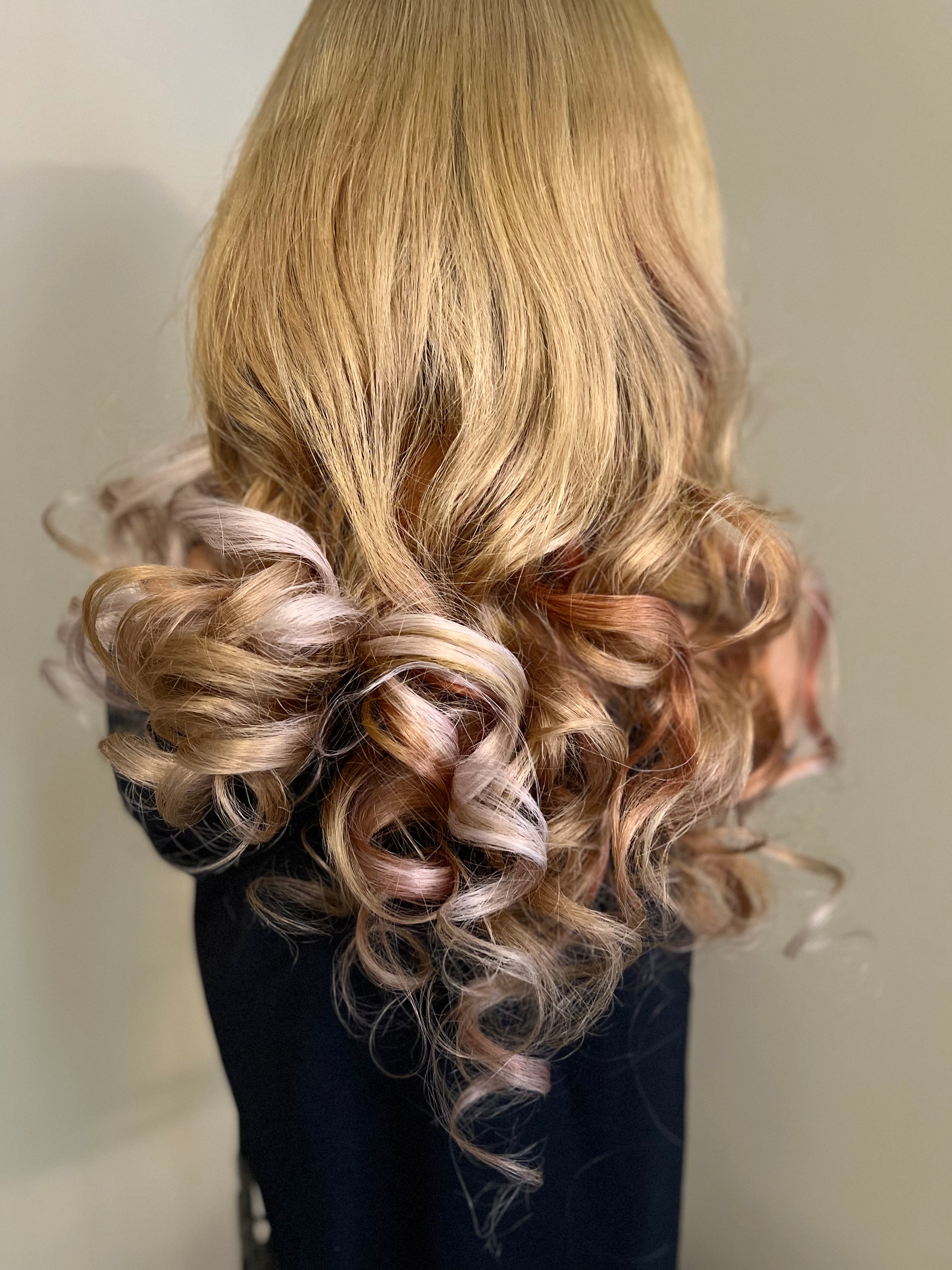 Blonde Frontal Wig Custom Colored 24"