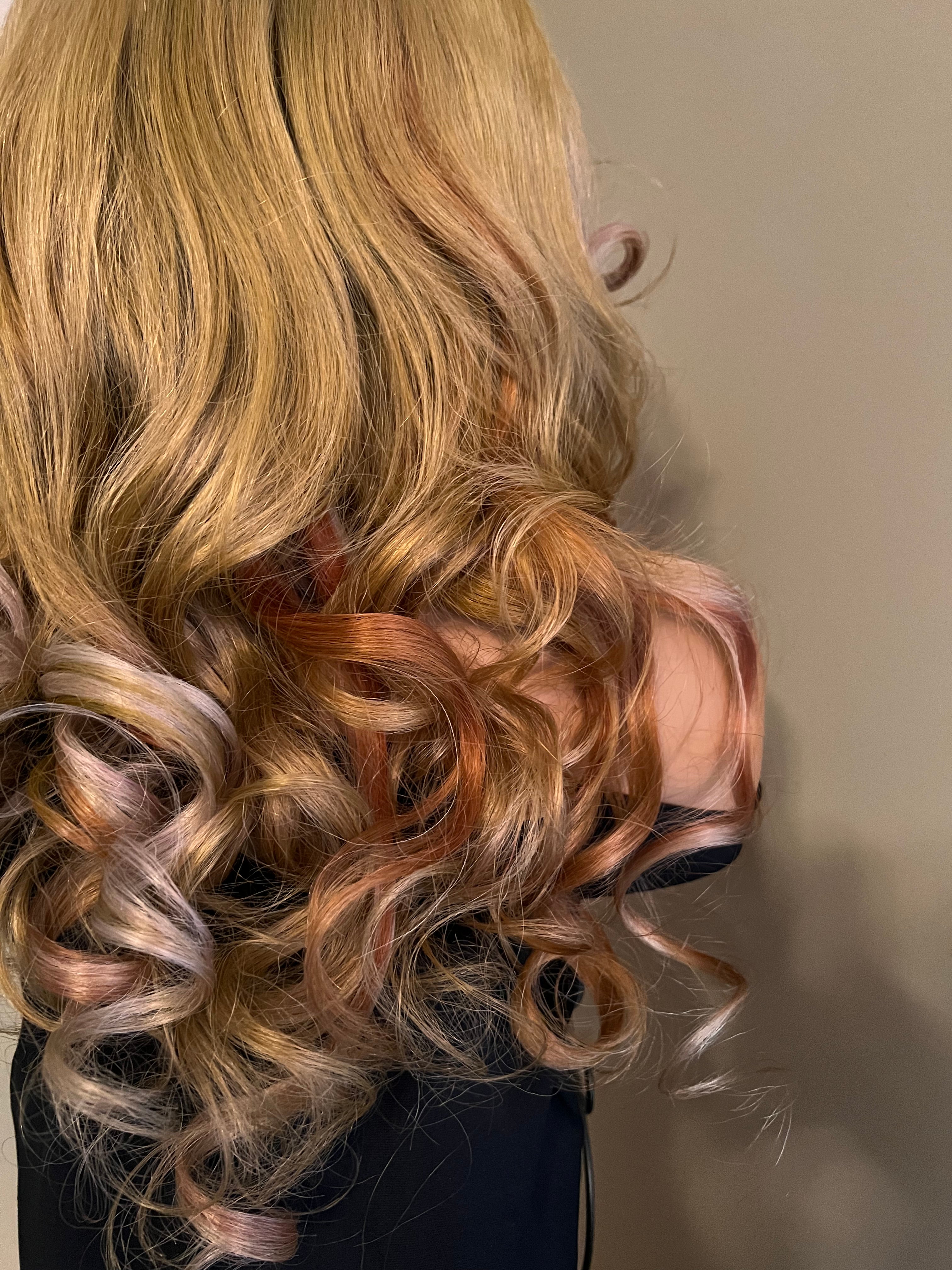 Blonde Frontal Wig Custom Colored 24"