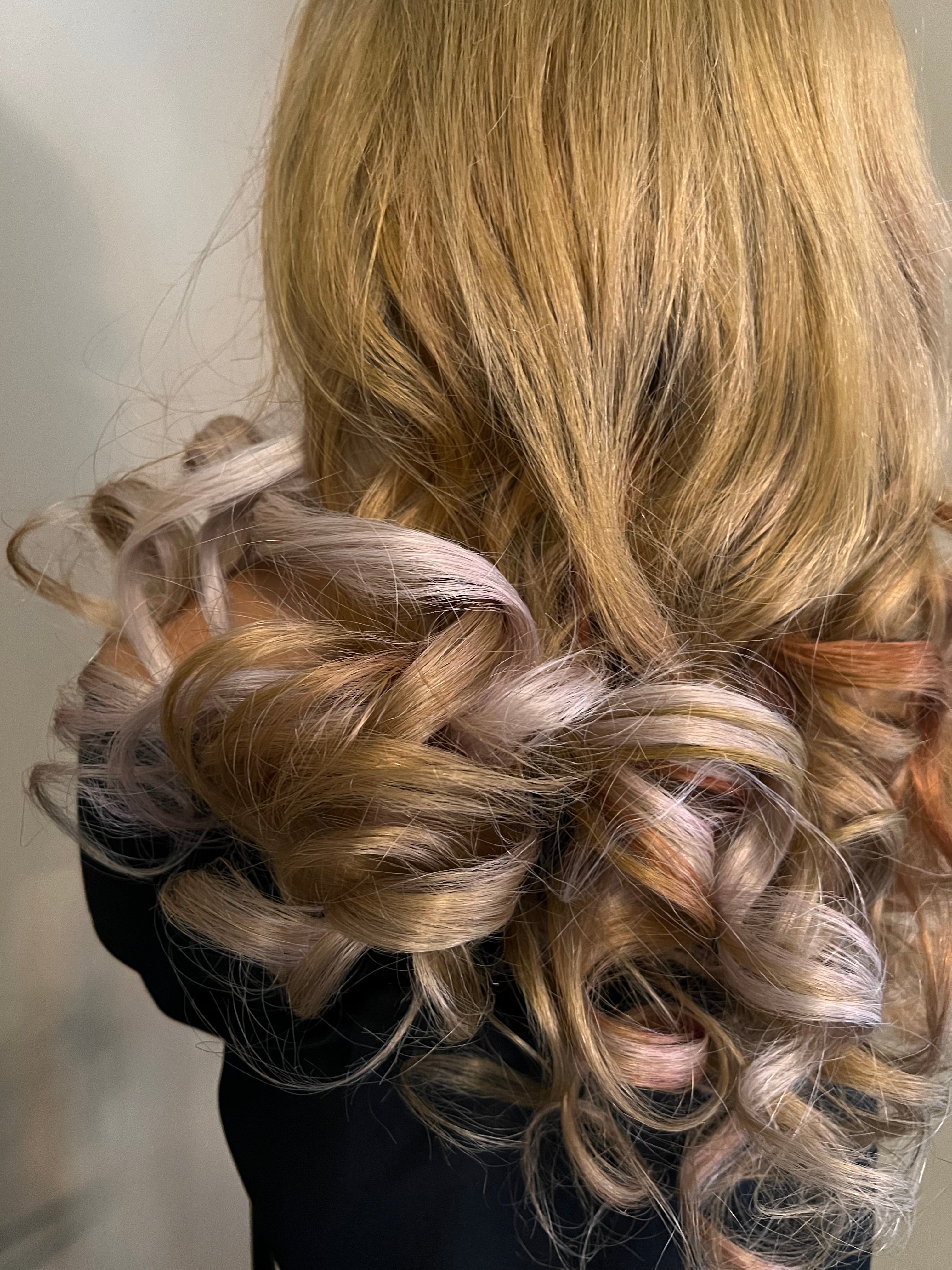 Blonde Frontal Wig Custom Colored 24"