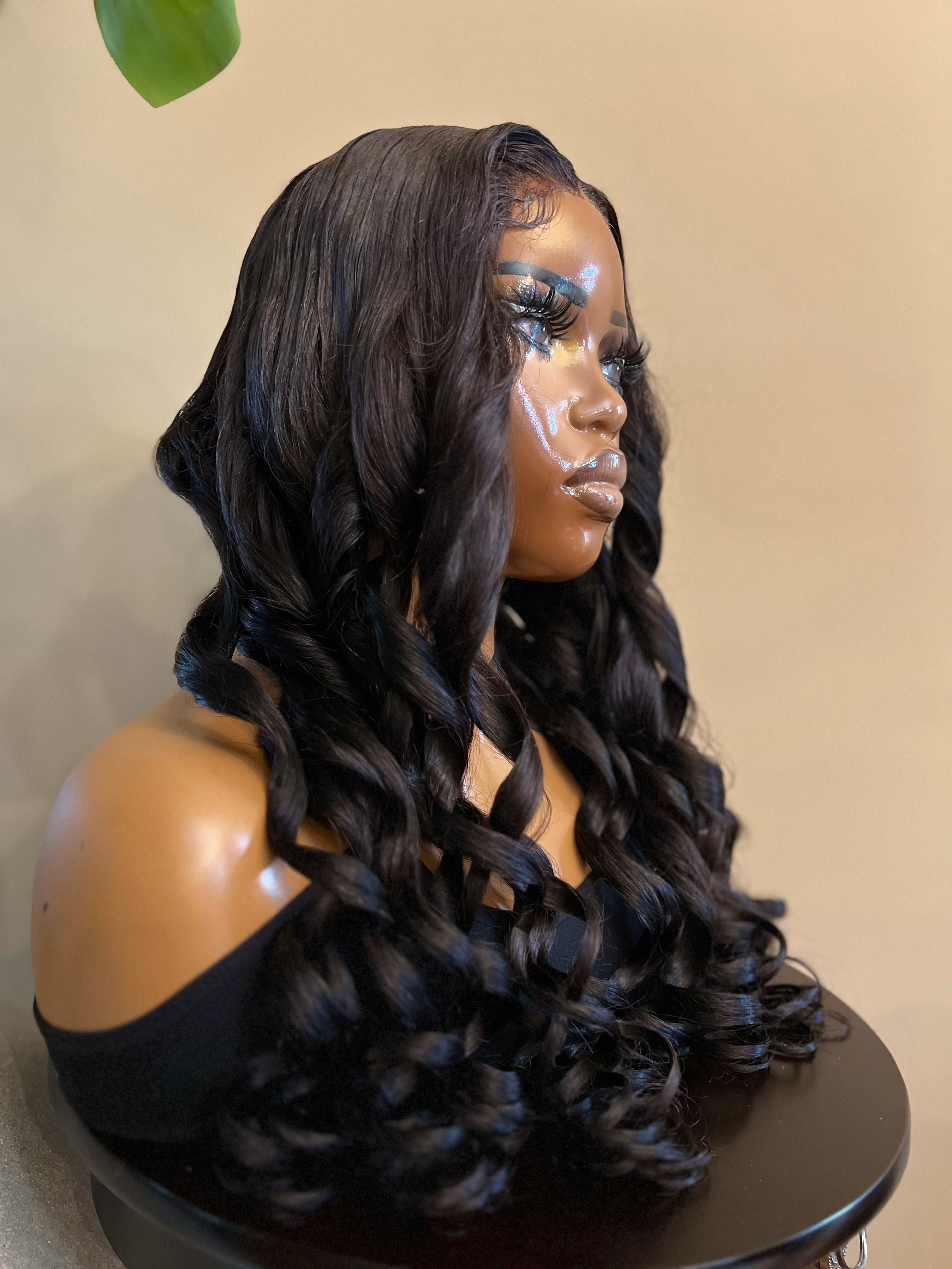 28' Raw Vietnamese Natural Wave 5x5 lace Ready to Wear Wig