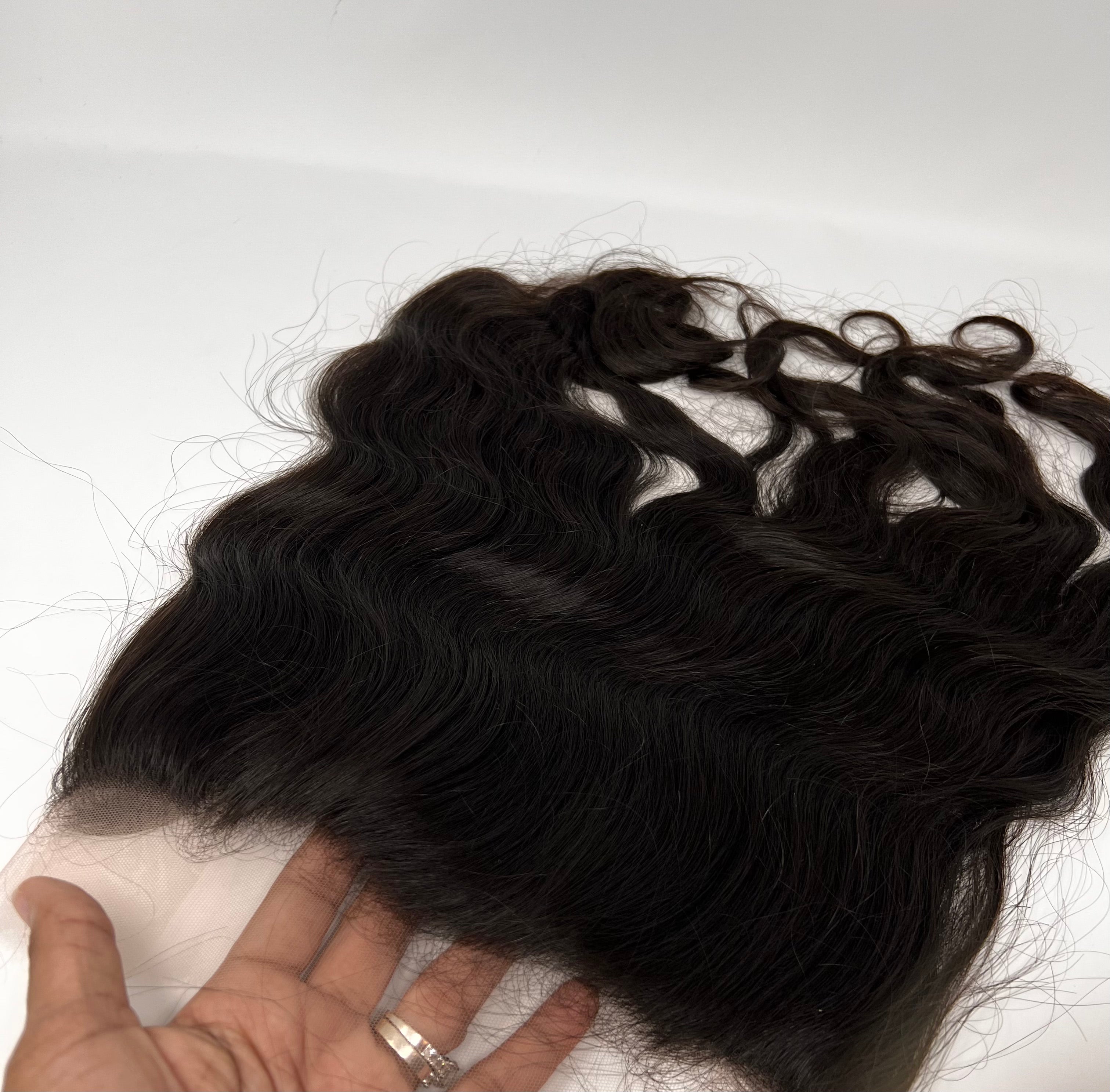 Raw Vietnamese Straight Frontal 13x4 Handmade