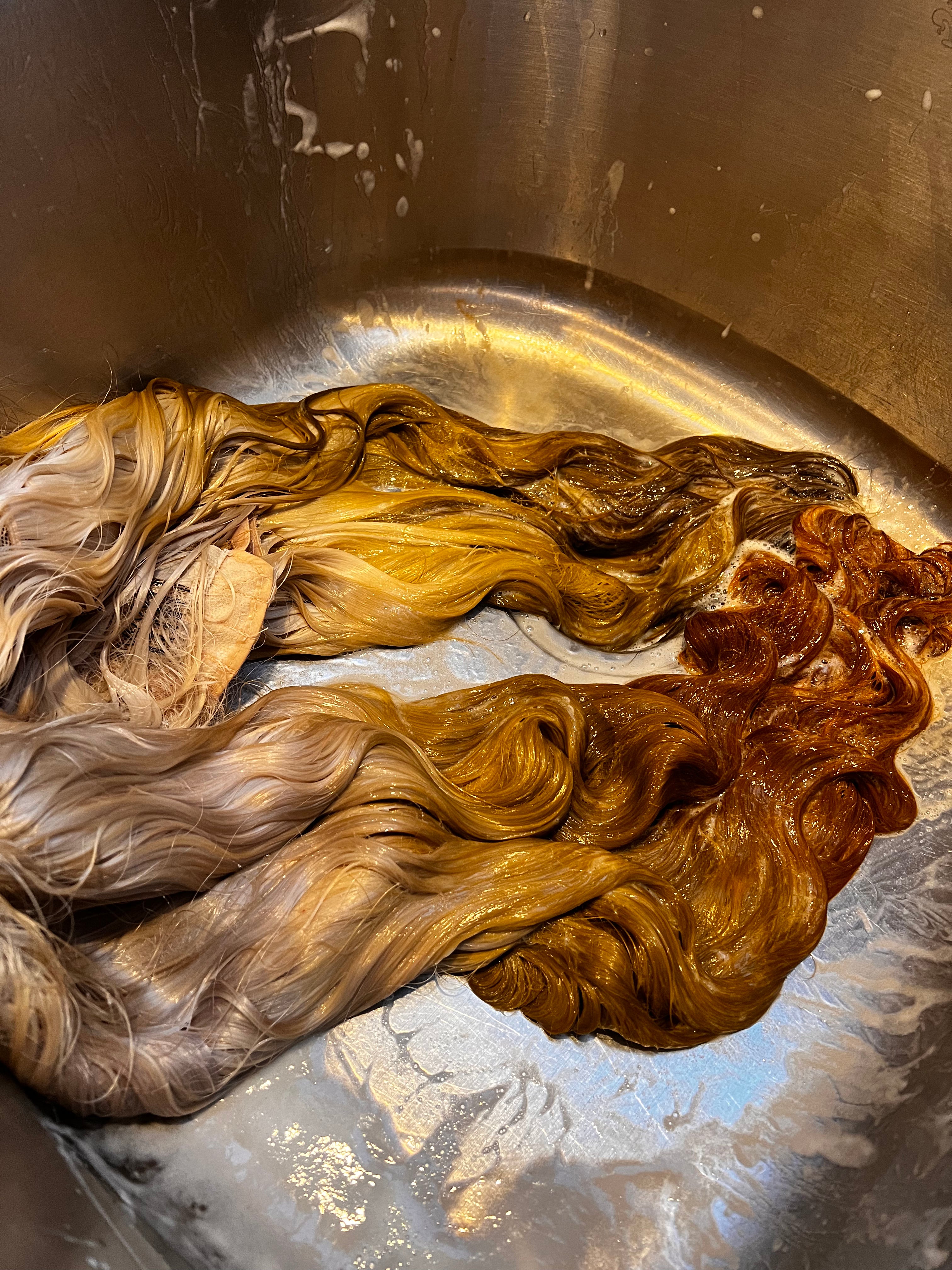 30" Ombre Blonde Closure Wig