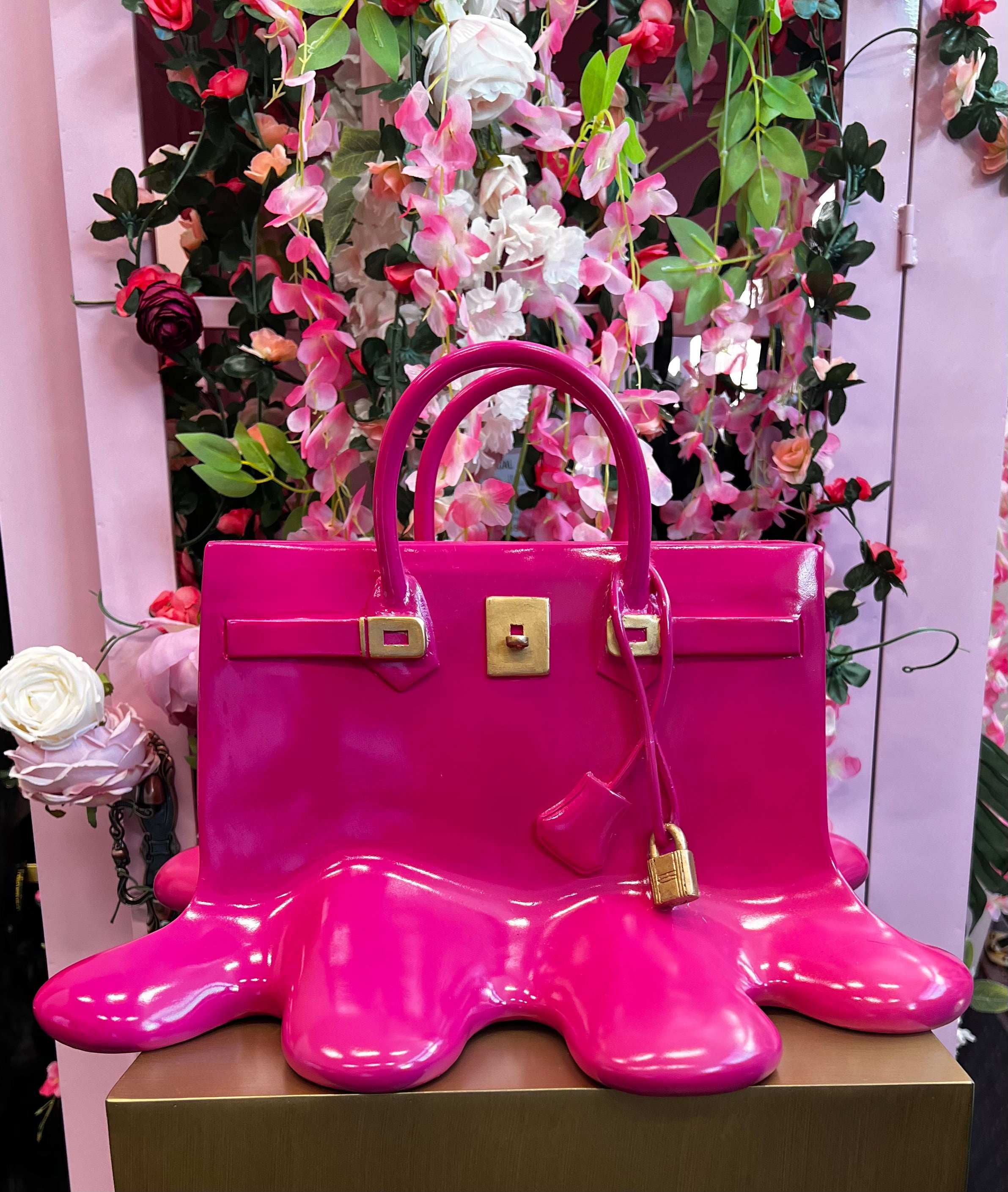 DECO ART PURSE VASE (DESIGNER INSPIRED)