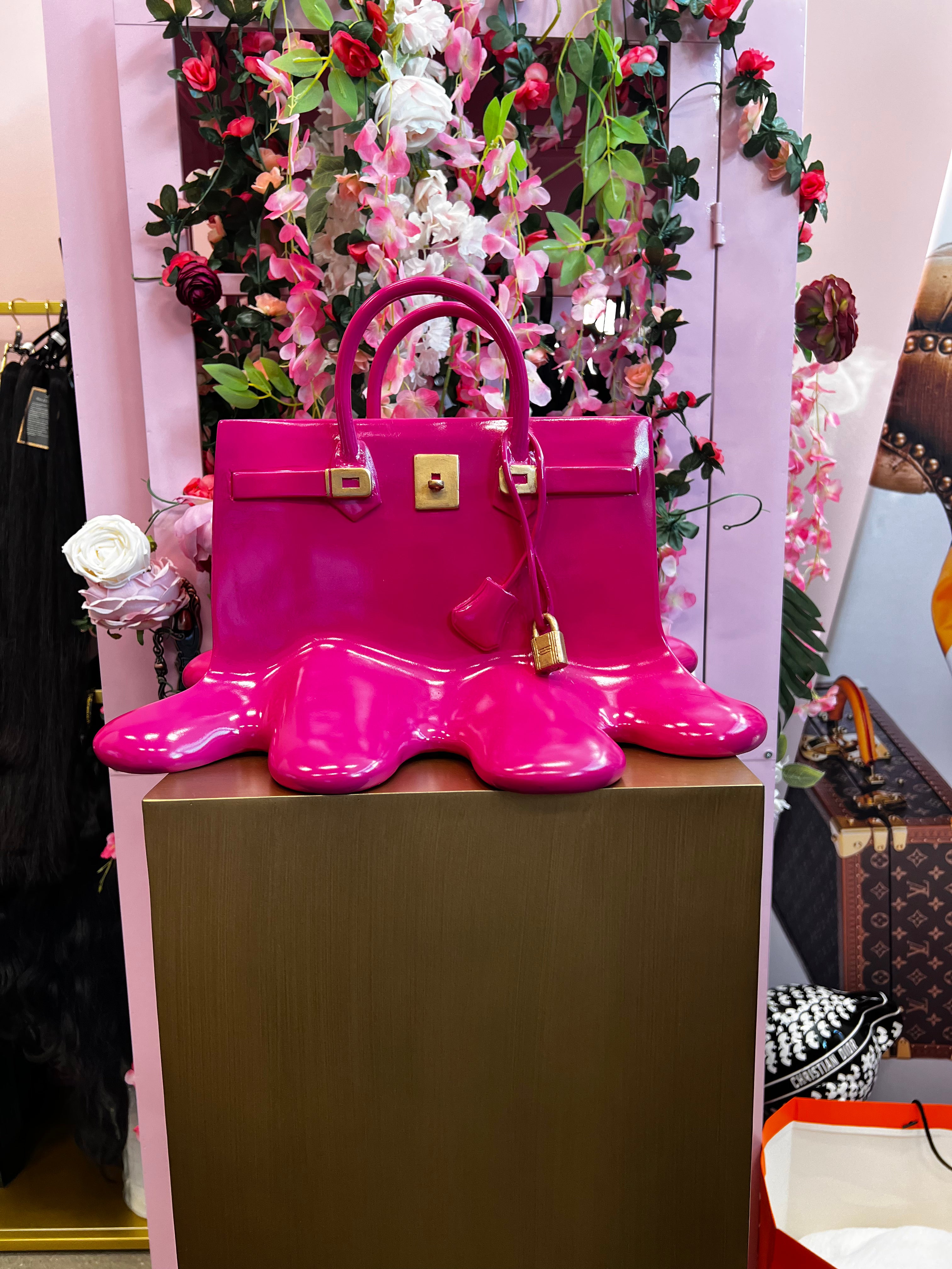 DECO ART PURSE VASE (DESIGNER INSPIRED)