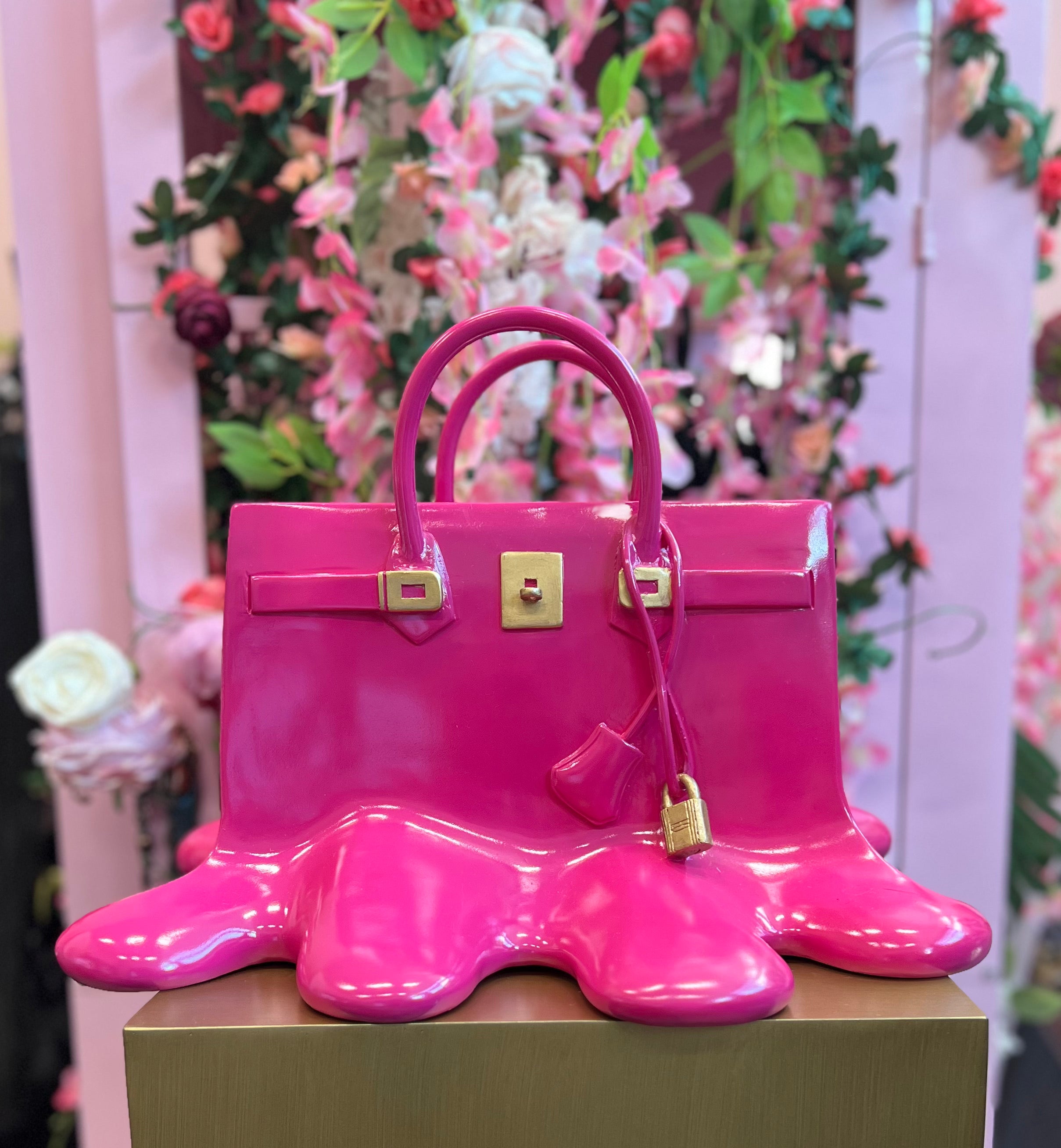 DECO ART PURSE VASE (DESIGNER INSPIRED)