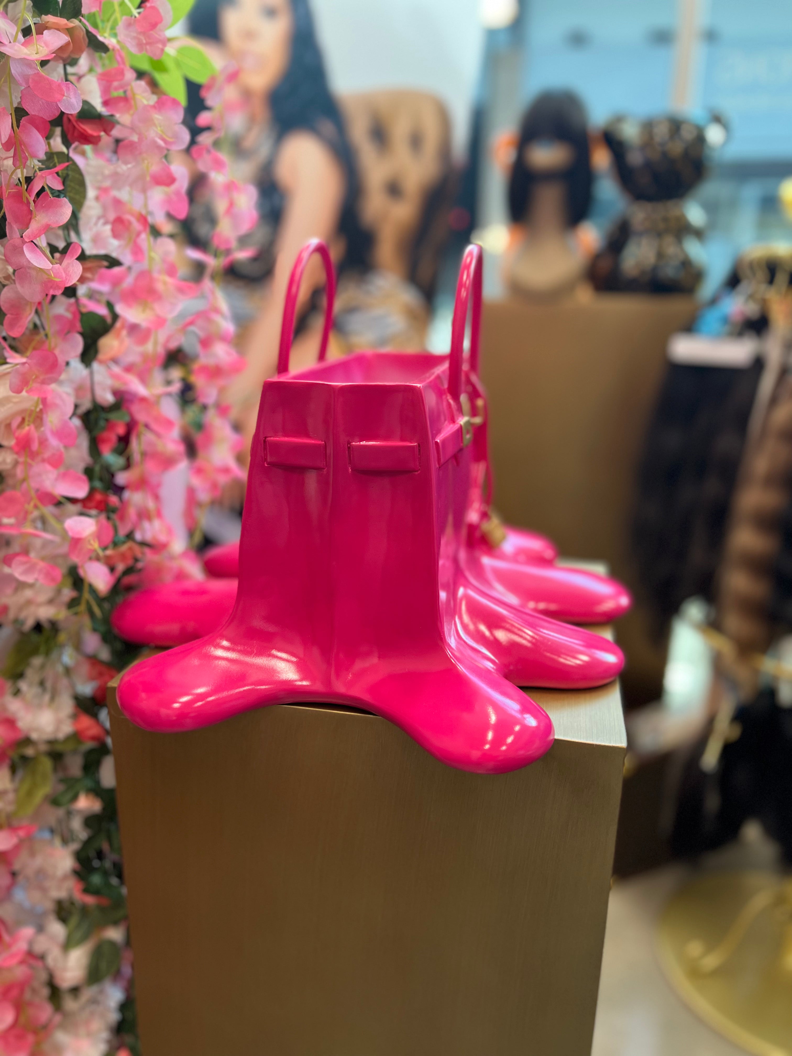 DECO ART PURSE VASE (DESIGNER INSPIRED)