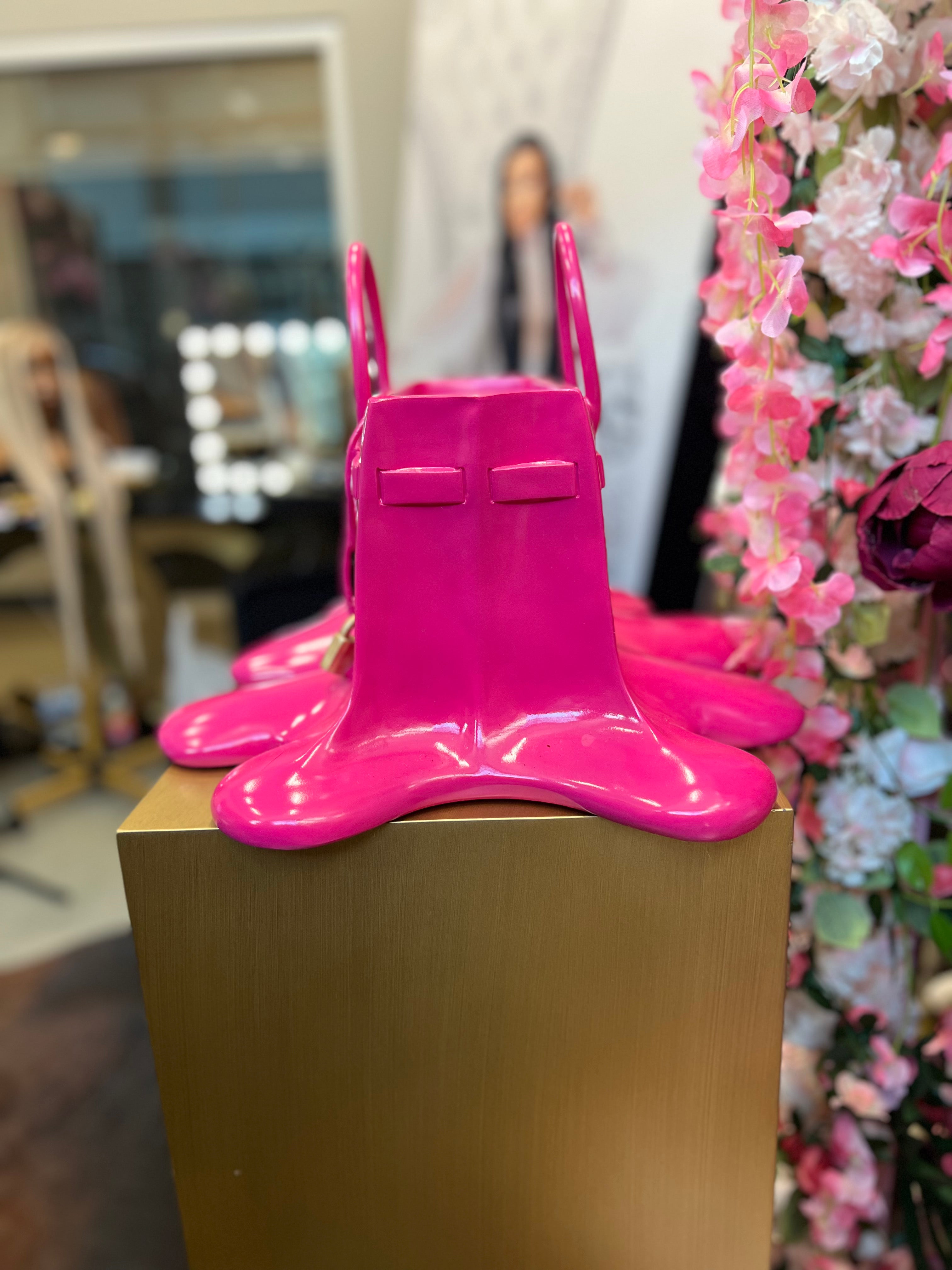 DECO ART PURSE VASE (DESIGNER INSPIRED)