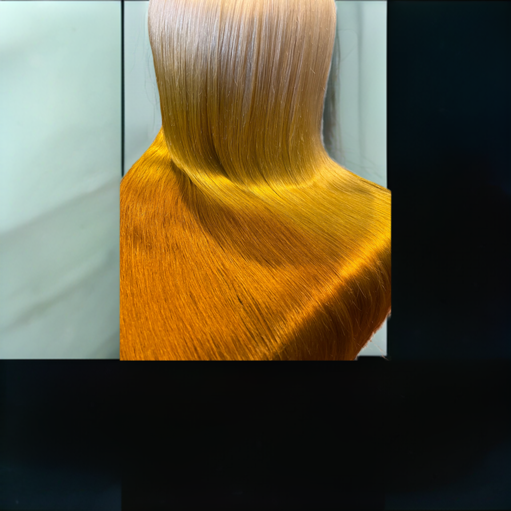 30" Ombre Blonde Closure Wig