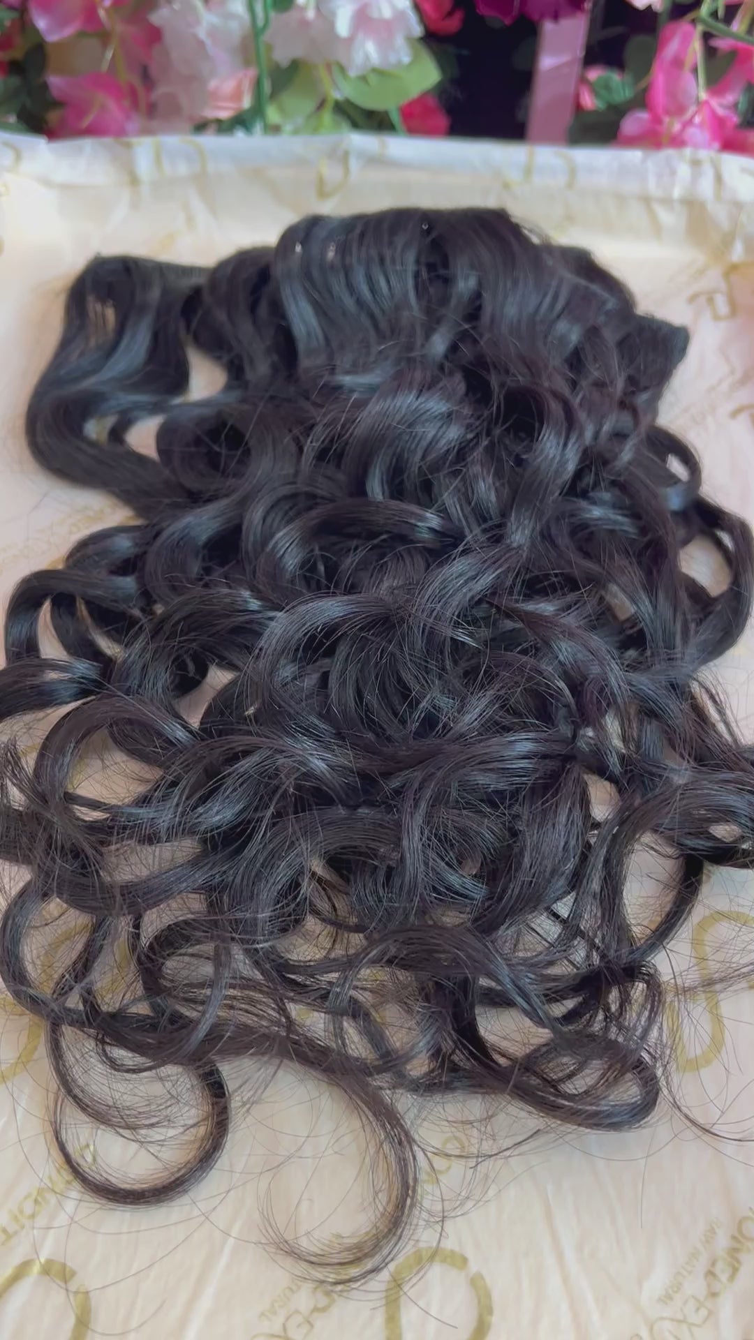 Raw Indian Temple Curly Clip Ins