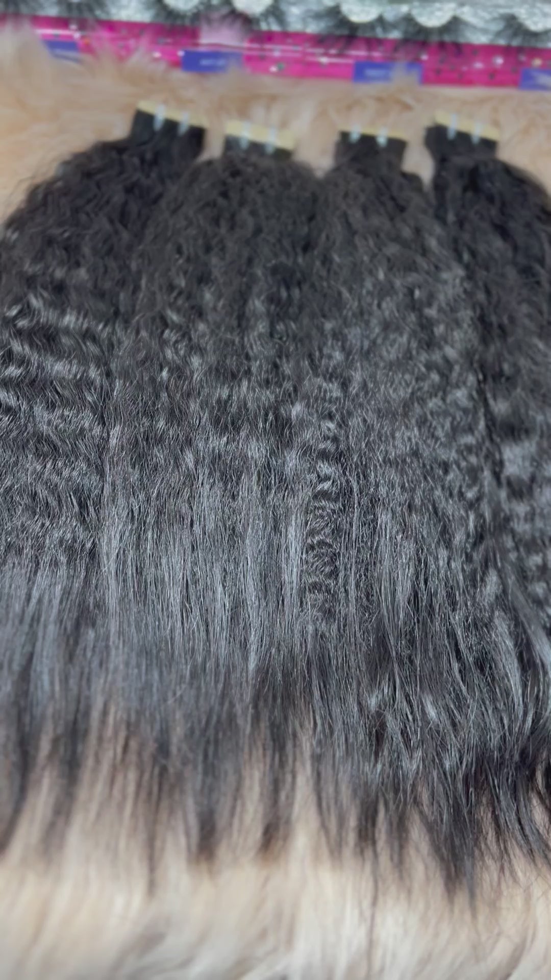 Kinky Straight Tape Extensions
