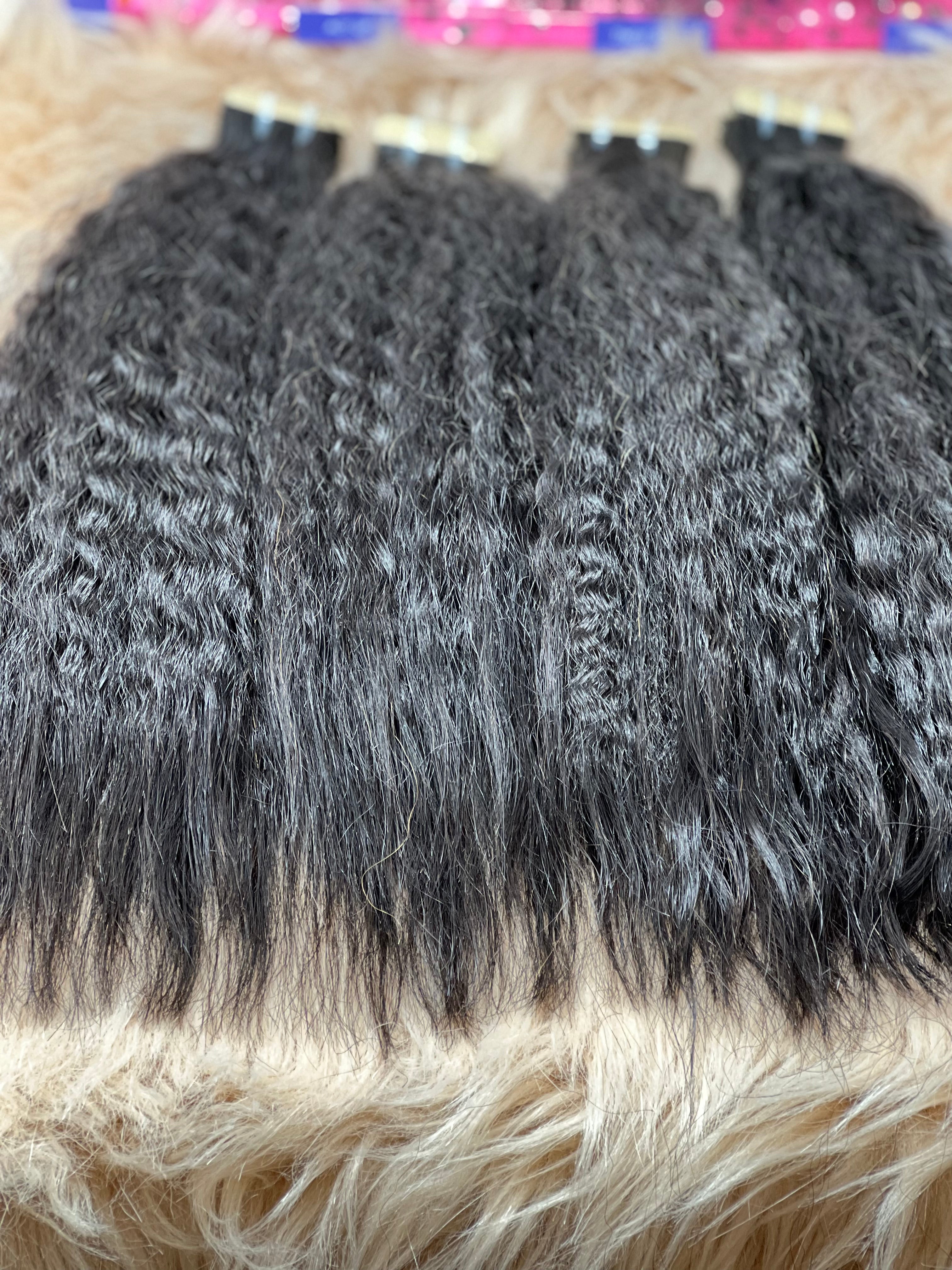 Kinky Straight Tape Extensions