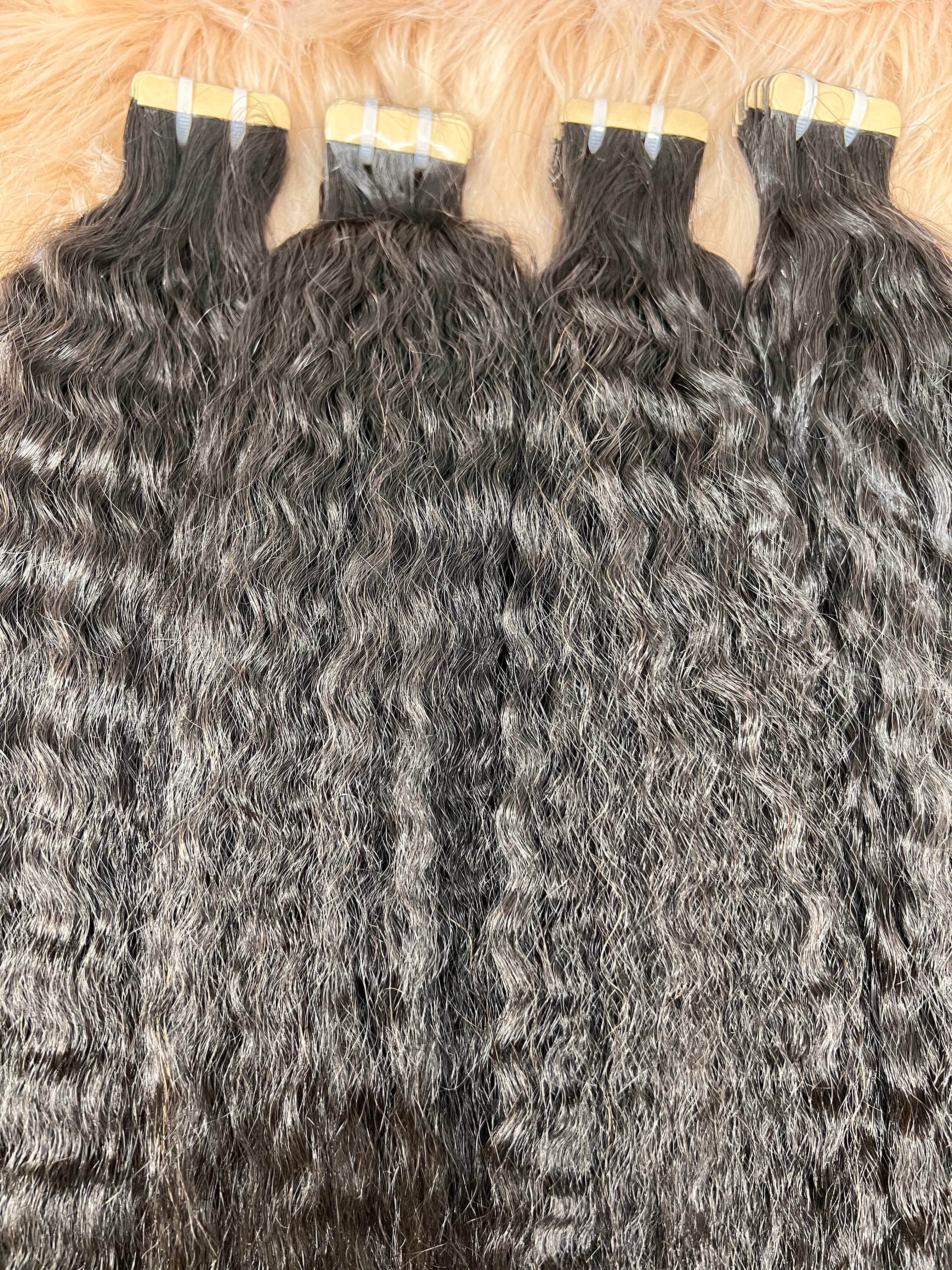 Kinky Straight Tape Extensions