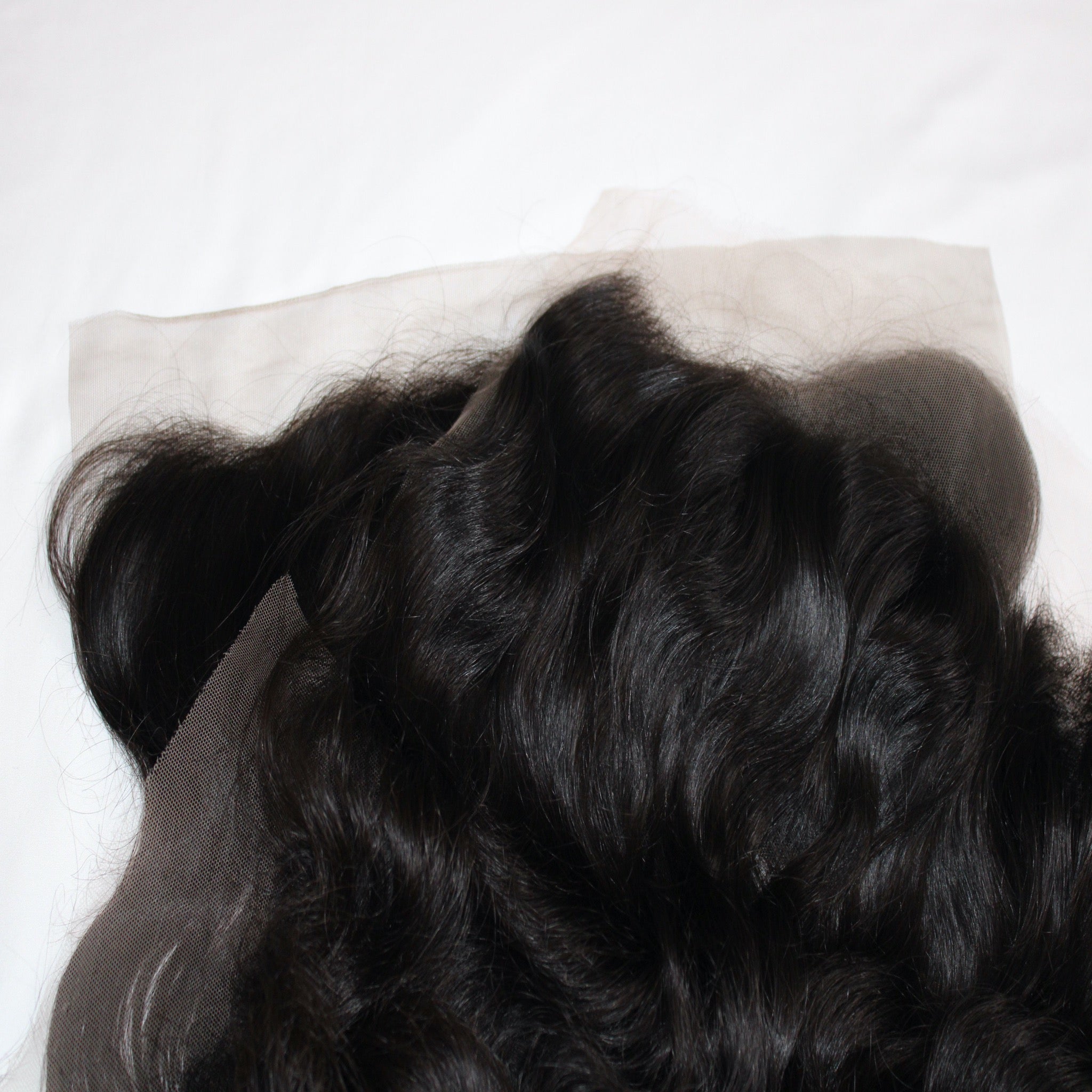 Raw Indian Temple Curly Frontal