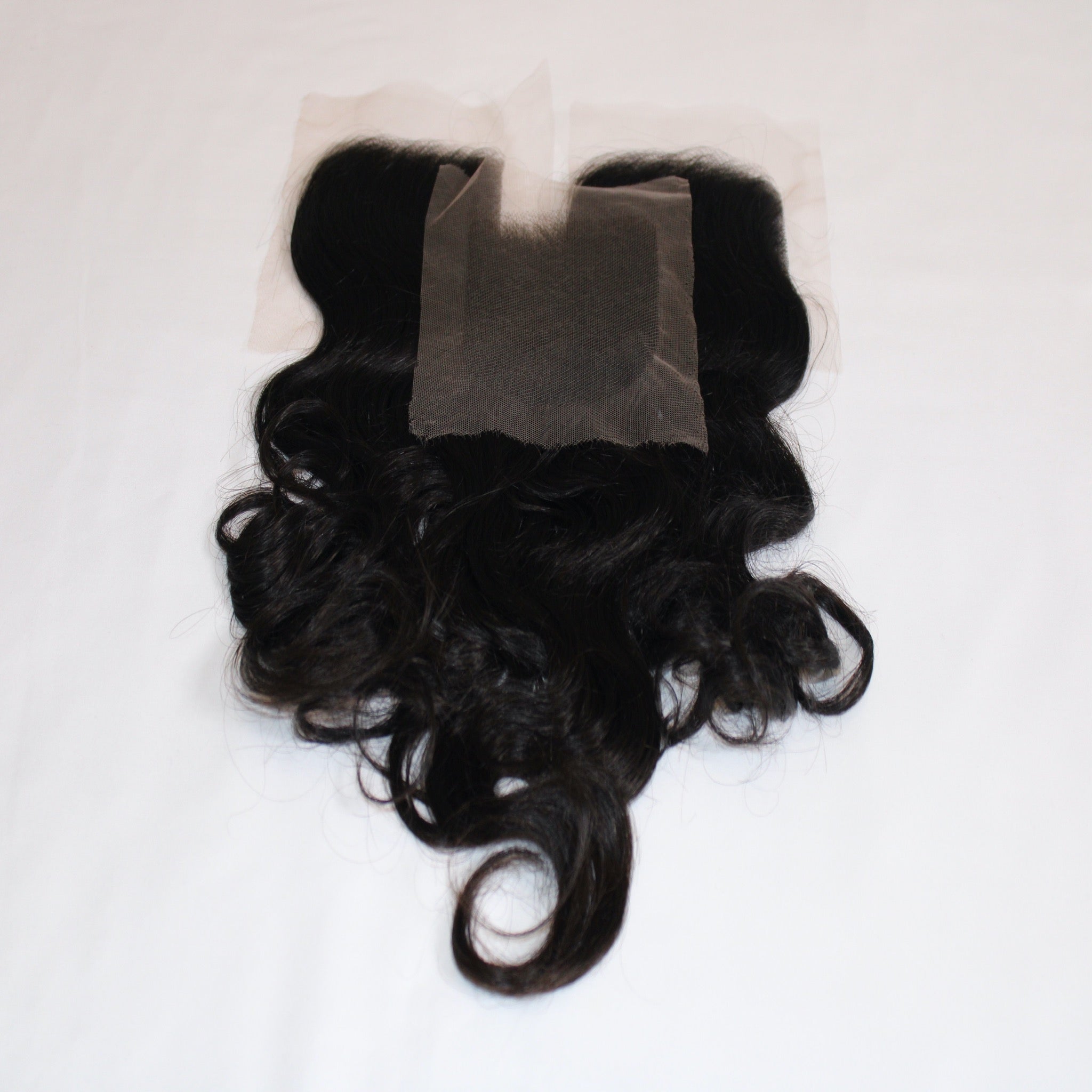 Raw Indian Temple Natural Wavy Closures 4x4