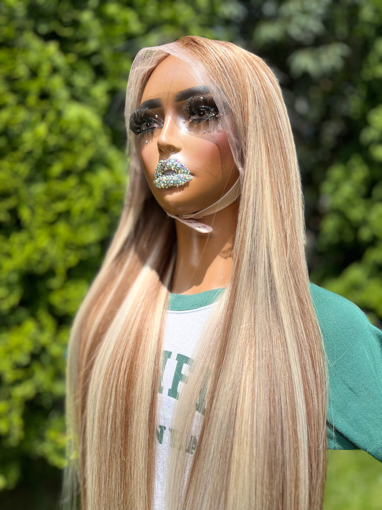 Hazel Blonde Highlight Wig 30" 13x4 Frontal