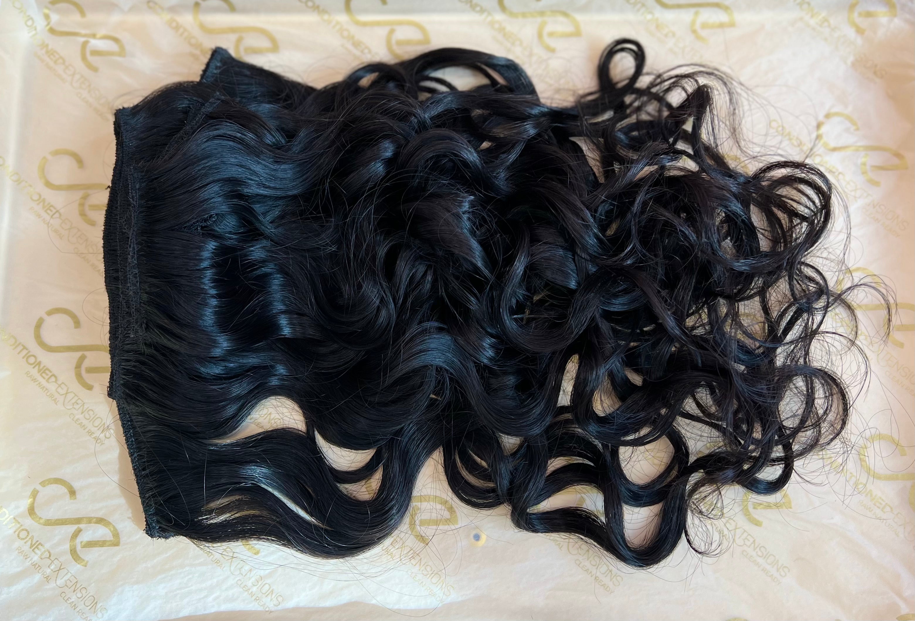 Raw Indian Temple Curly Clip Ins