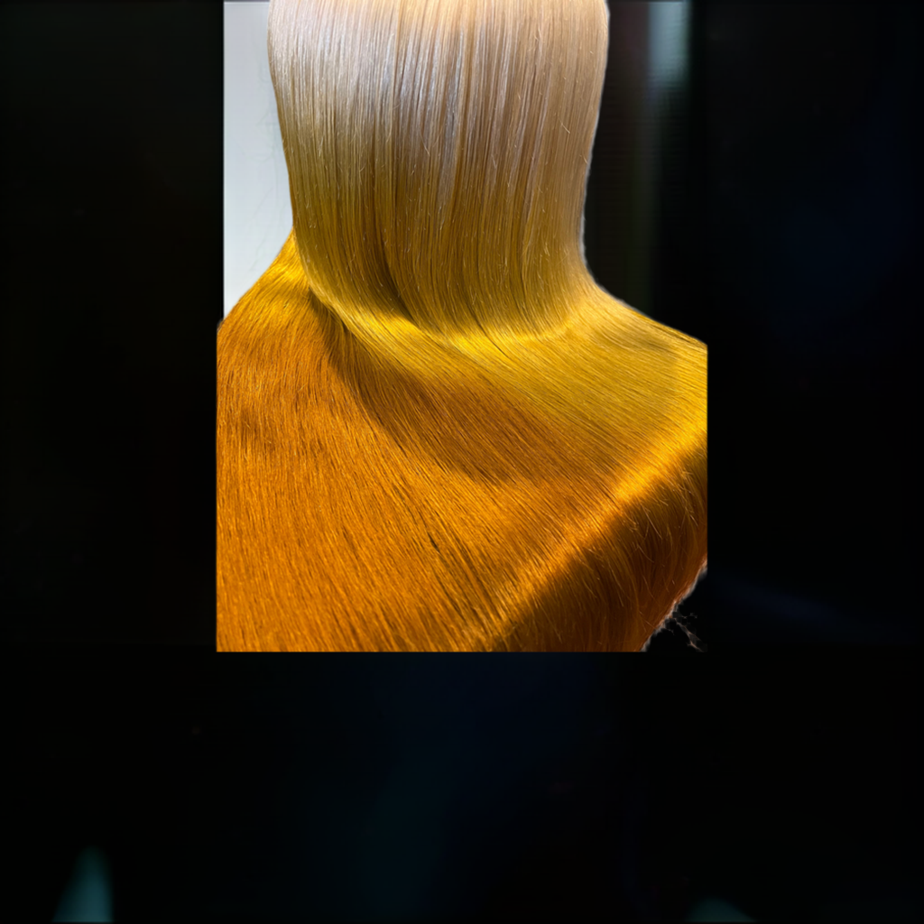 30" Ombre Blonde Closure Wig